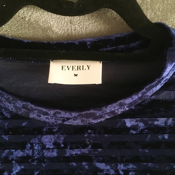 Everly Velvet Tee NWOT - Picture 2 of 6